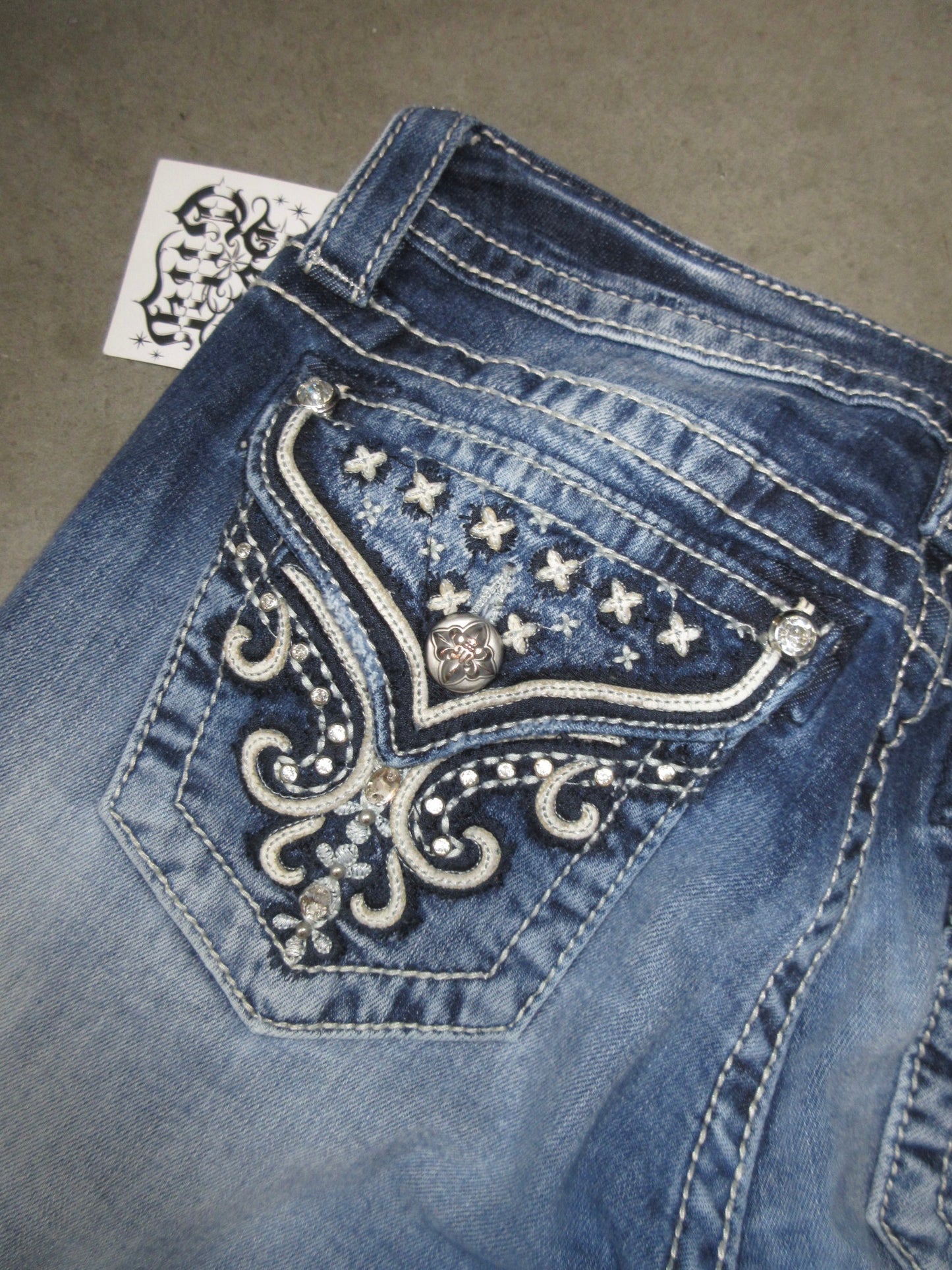 MissMe Vintage Design Capri Pants