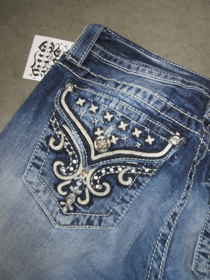 MissMe Vintage Design Capri Pants
