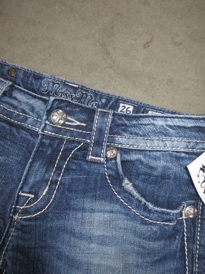 MissMe Vintage Design Capri Pants