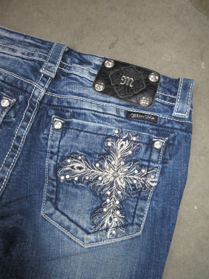 MissMe Vintage Design Capri Pants