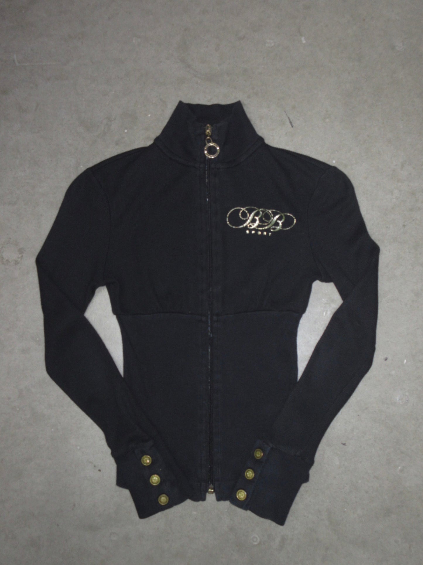 Bebe Sport Vintage Design Zip Top