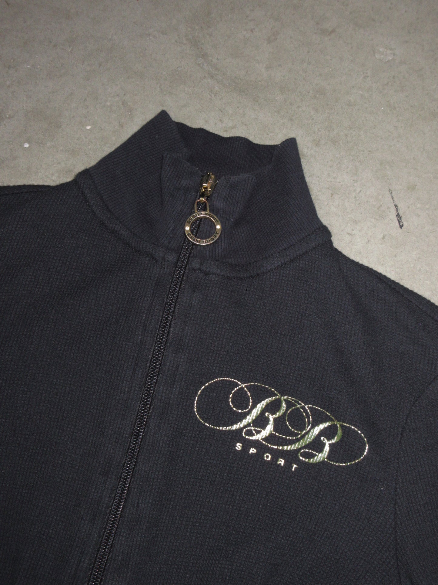 Bebe Sport Vintage Design Zip Top