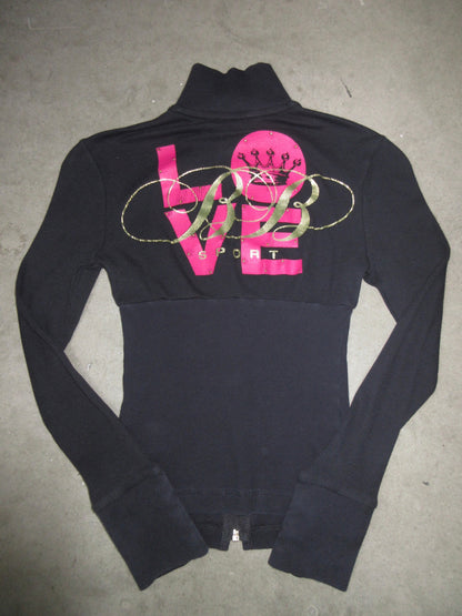 Bebe Sport Vintage Design Zip Top