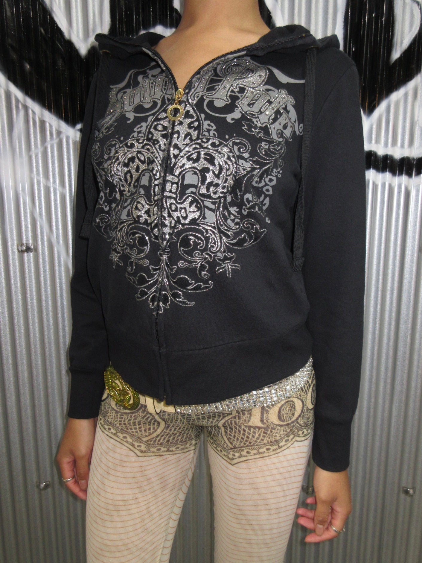 Vintage Design Zip Top