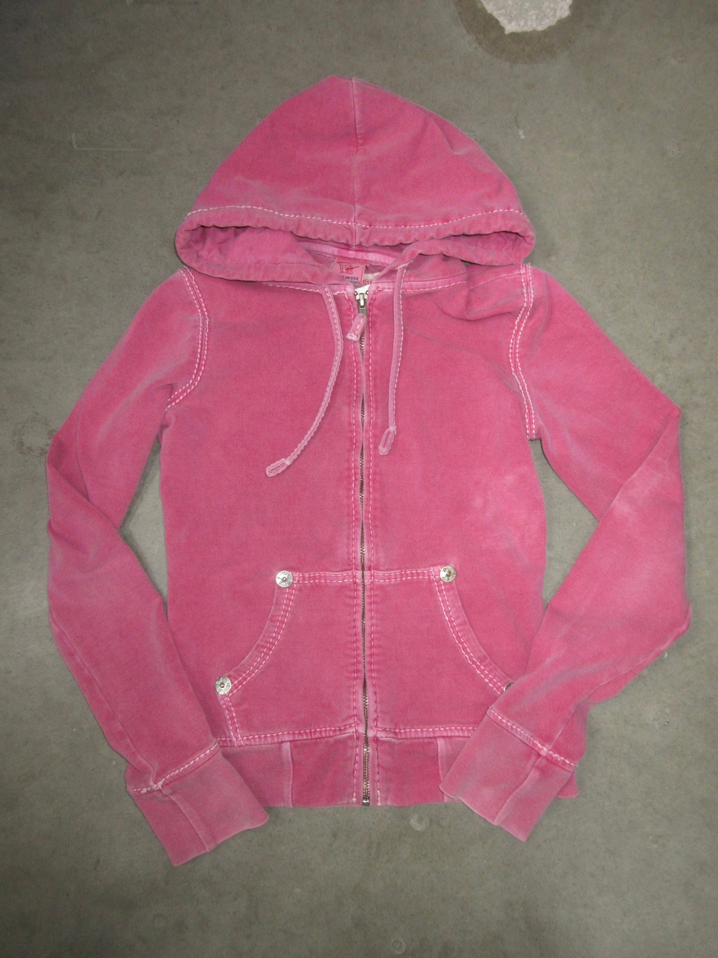 True Religion Vintage Design Zip Top