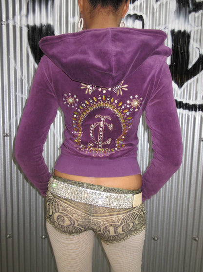 Juicy Couture Vintage Design Zip Top