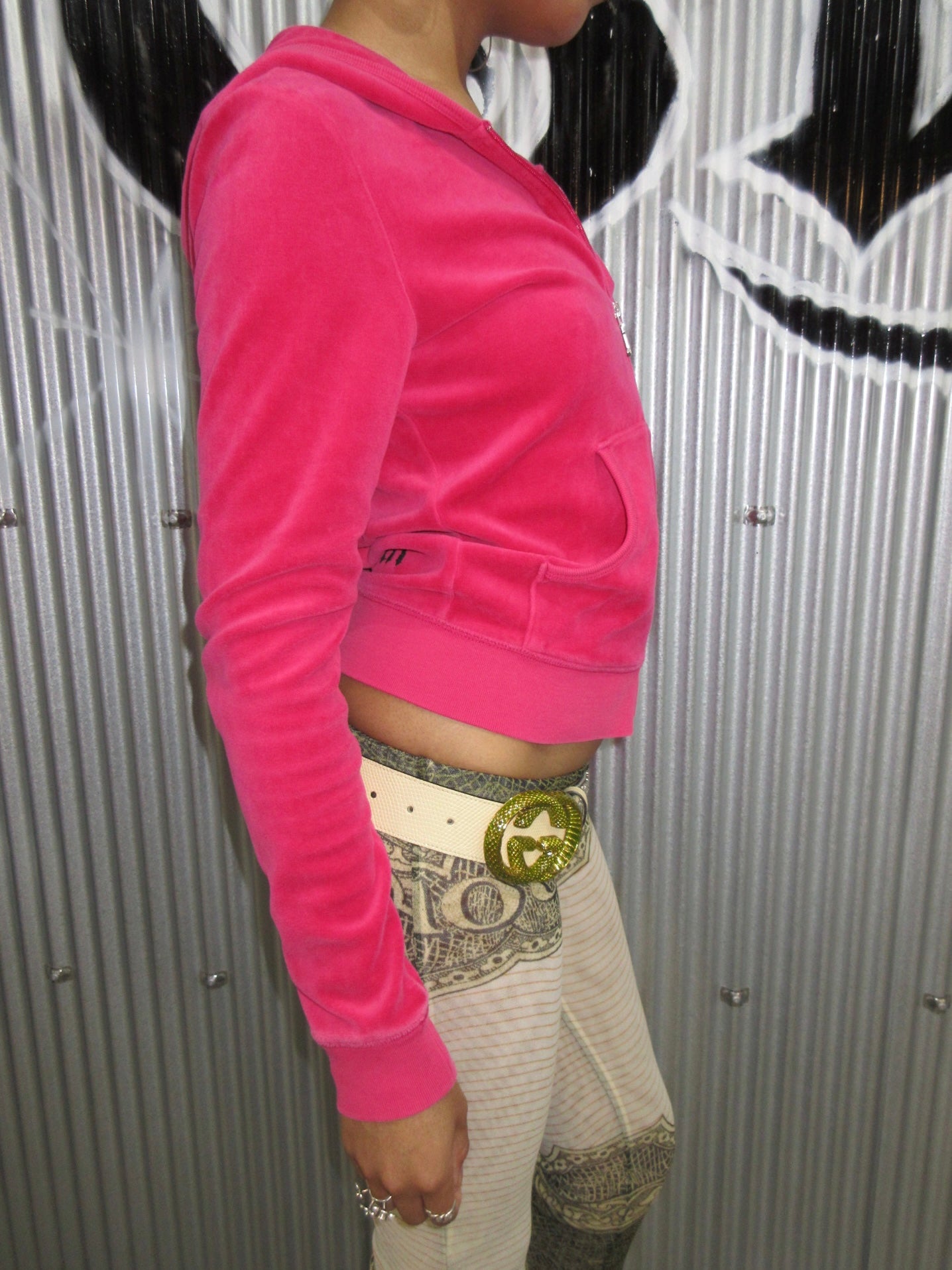 Juicy Couture Vintage Design Zip Top