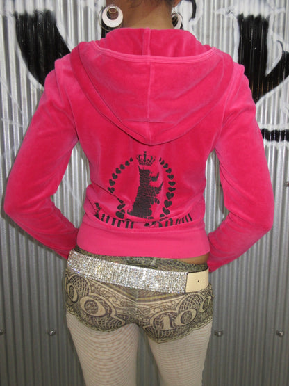 Juicy Couture Vintage Design Zip Top