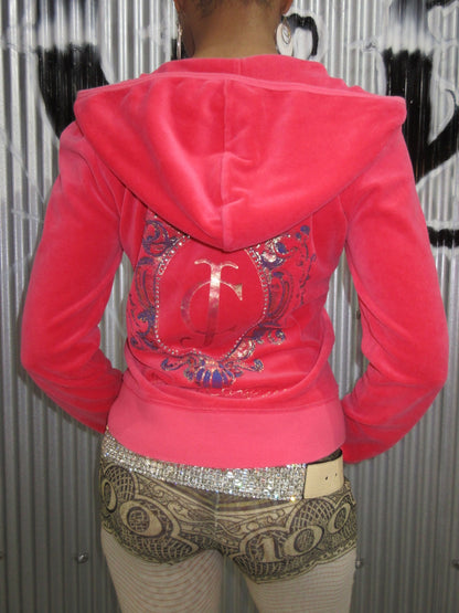 Juicy Couture Vintage Design Zip Top