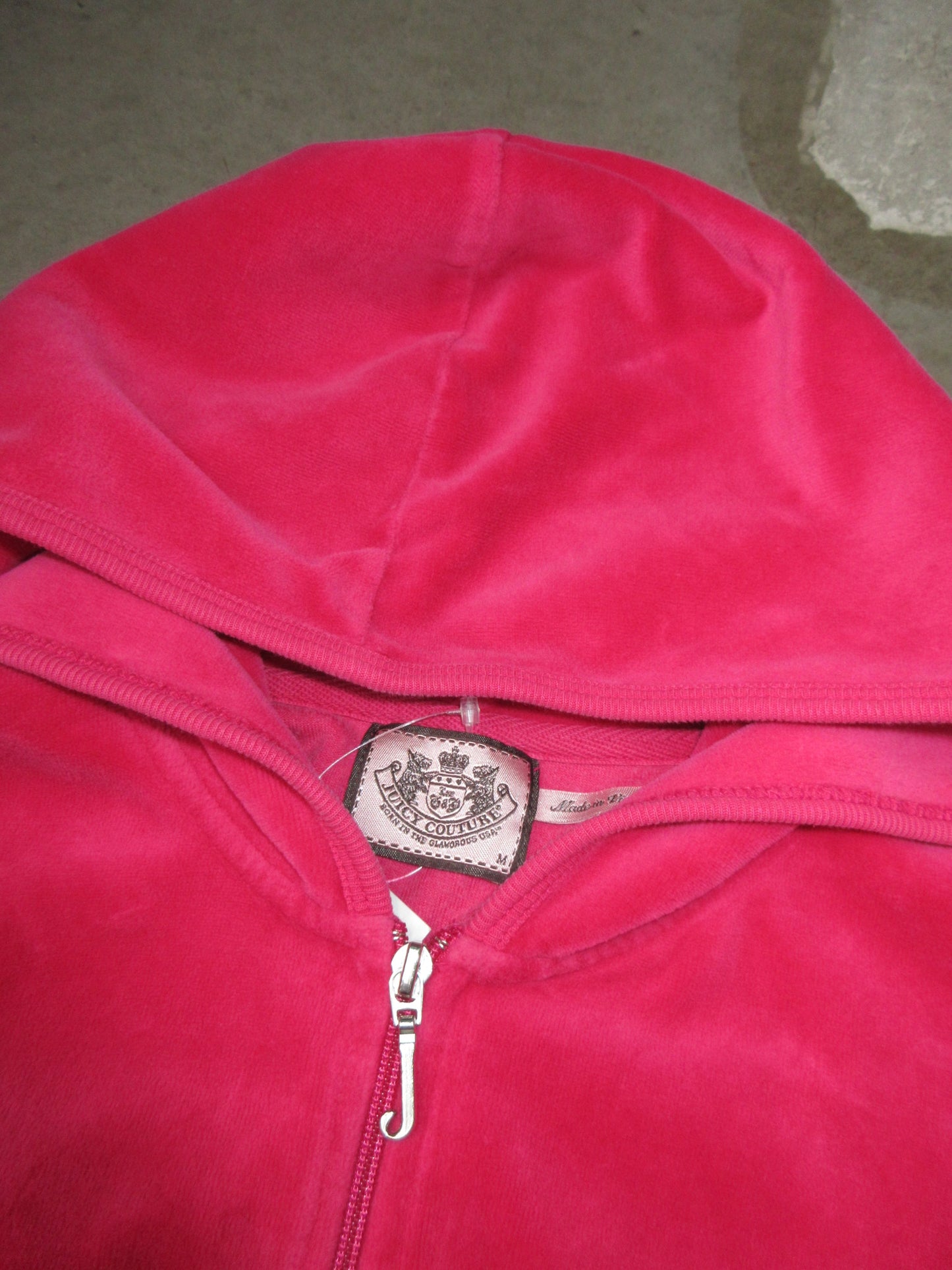 Juicy Couture Vintage Design Zip Top