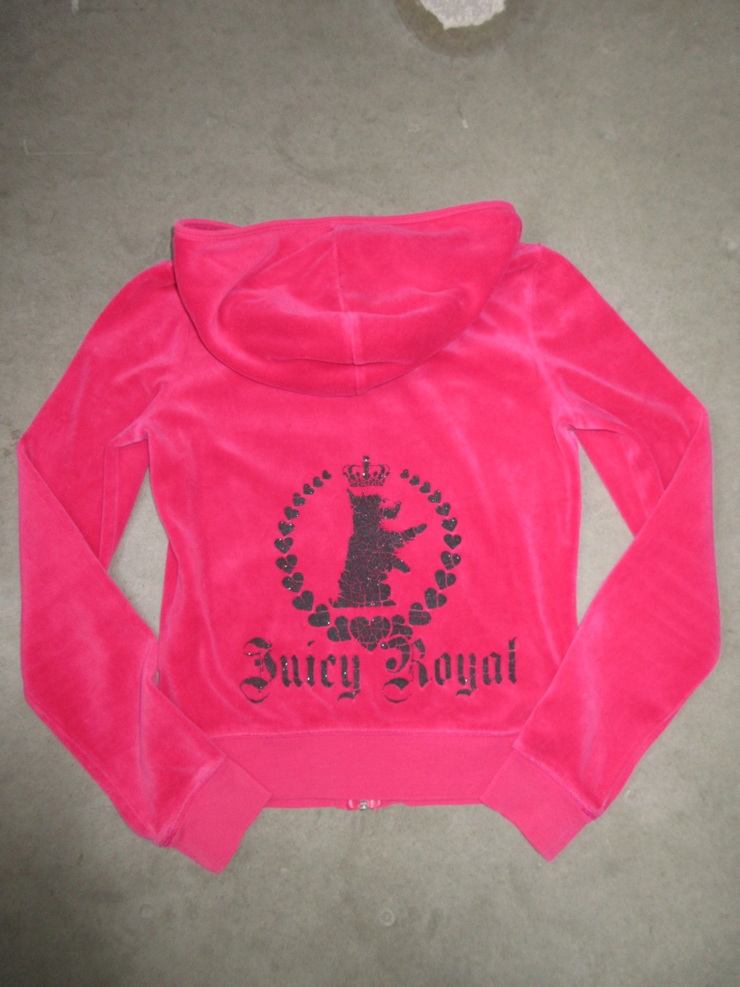 Juicy Couture Vintage Design Zip Top