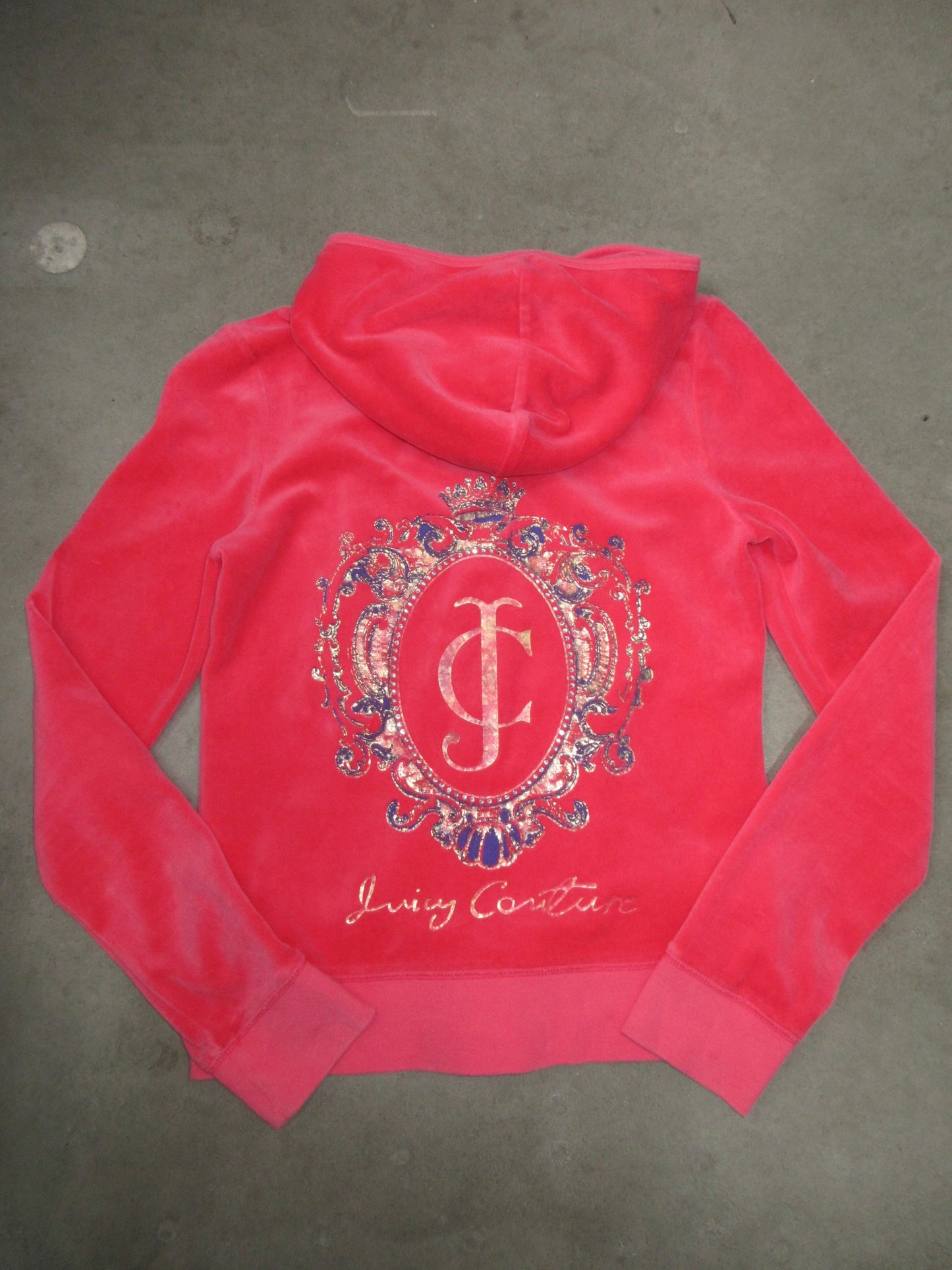 Juicy Couture Vintage Design Zip Top