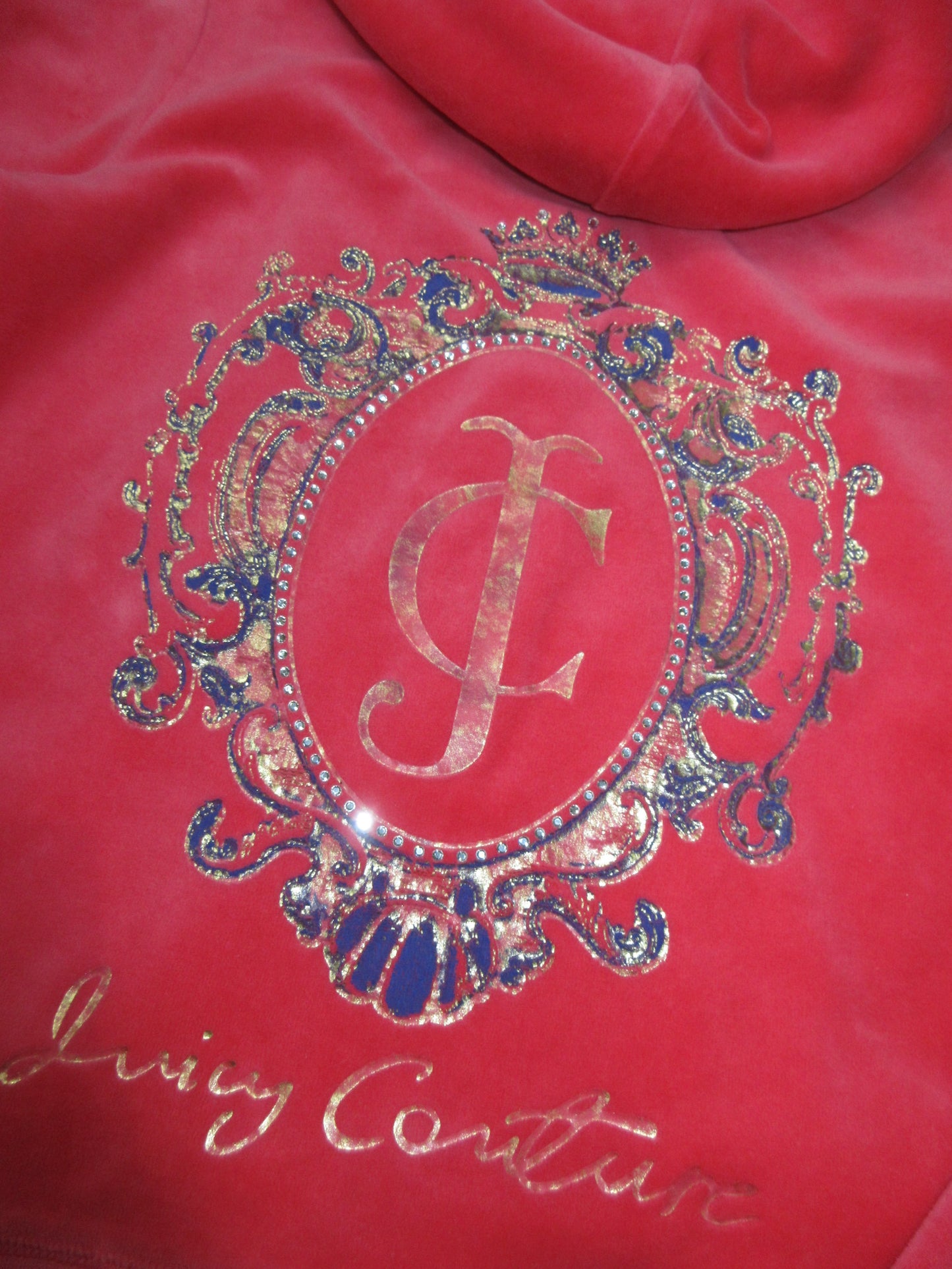 Juicy Couture Vintage Design Zip Top