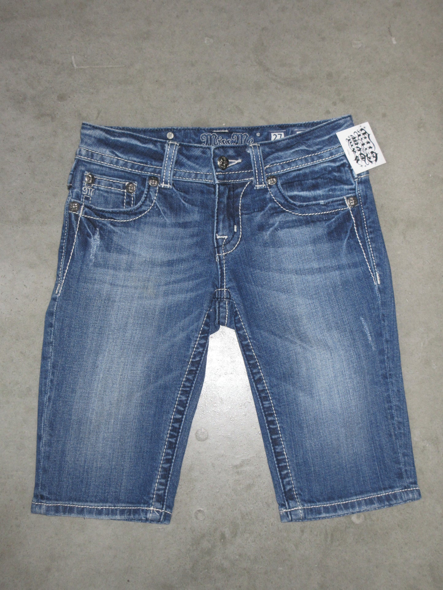 MissMe Vintage Design Capri Pants