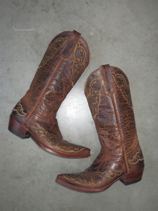Vintage Design Western Boots