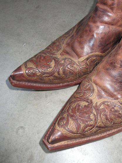 Vintage Design Western Boots