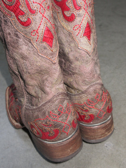 Vintage Design Western Boots