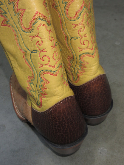 Vintage Design Western Boots
