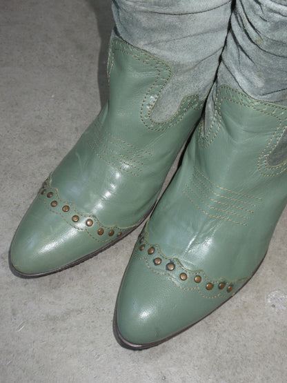 Vintage Design Western Boots