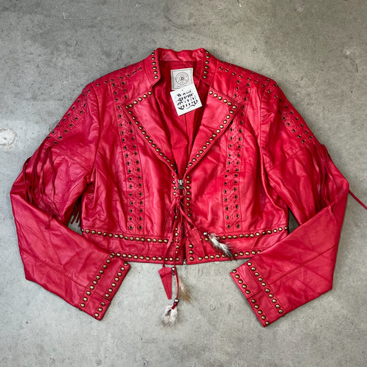 Vintage Design Leather Jacket