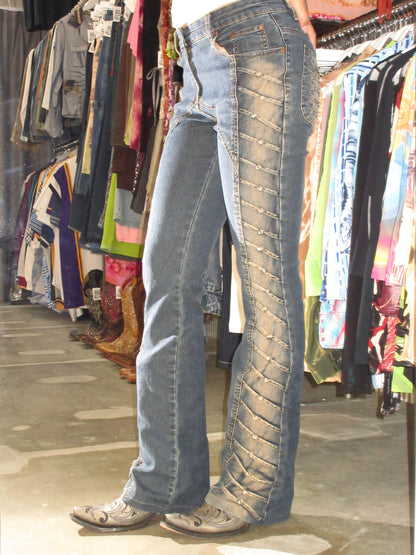 Vintage Design Flare Pants