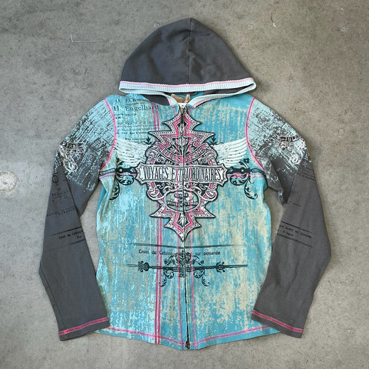 Vintage Design Zip Top