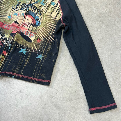 Vintage Design Zip Top