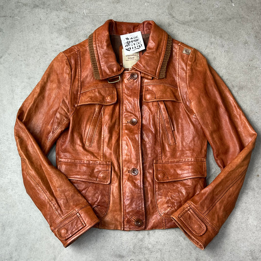 Vintage Design Leather Jacket