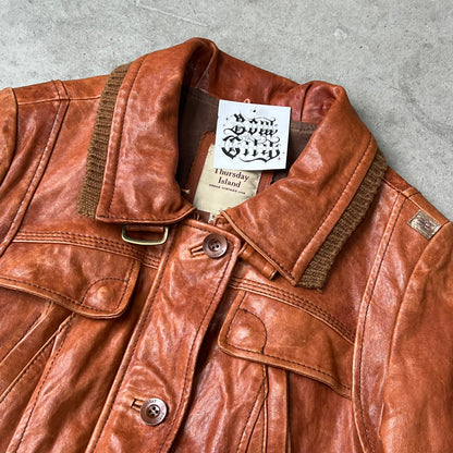 Vintage Design Leather Jacket
