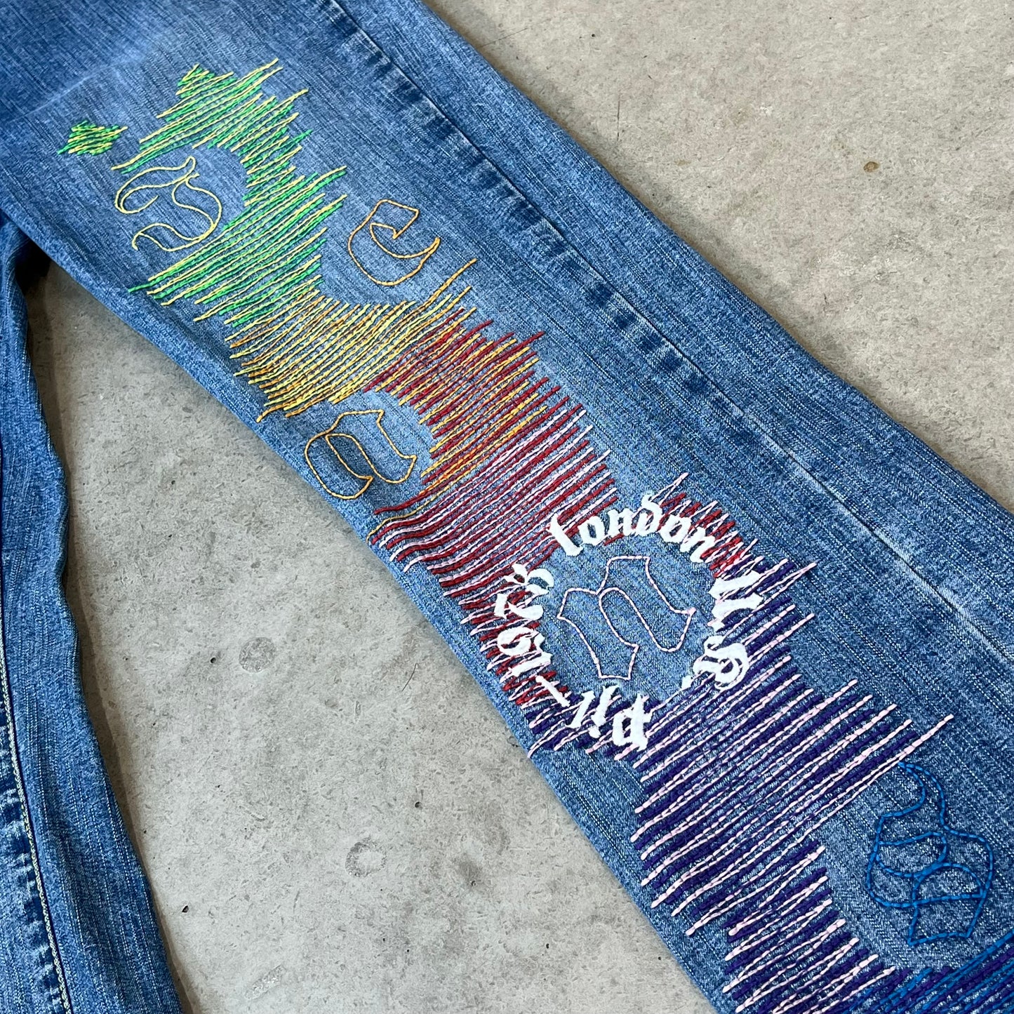 Vintage Design Flare Pants