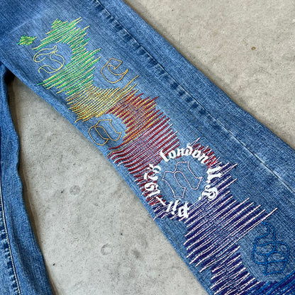 Vintage Design Flare Pants