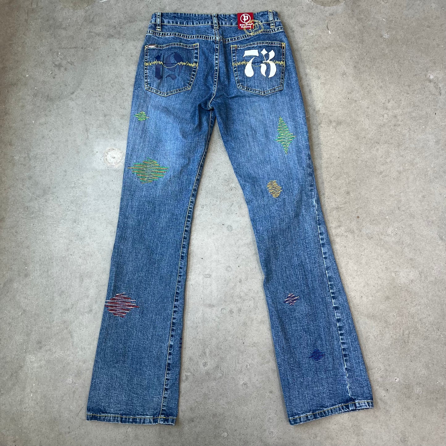 Vintage Design Flare Pants