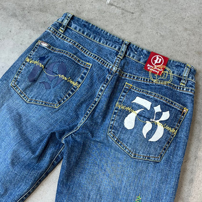 Vintage Design Flare Pants