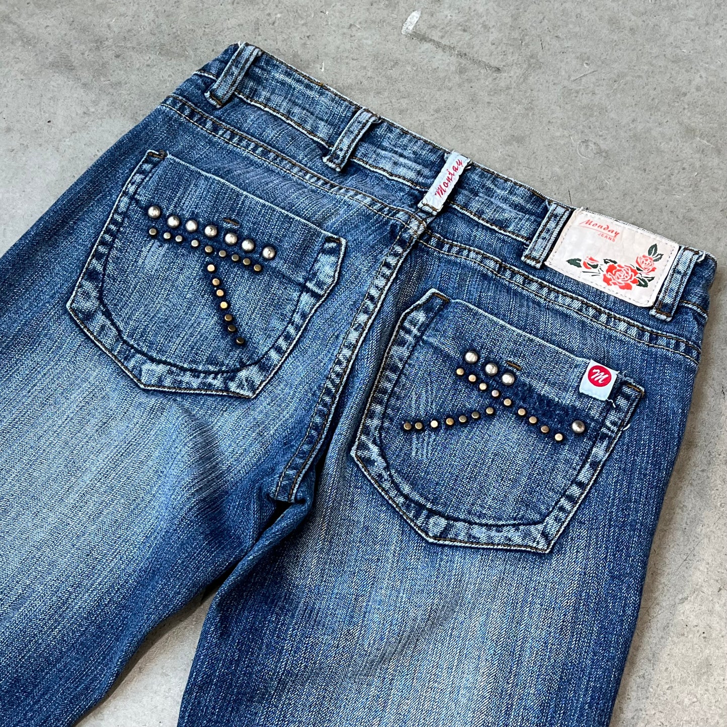 Vintage Design Flare Pants