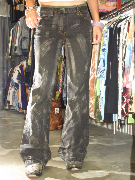 Vintage Design Flare Pants