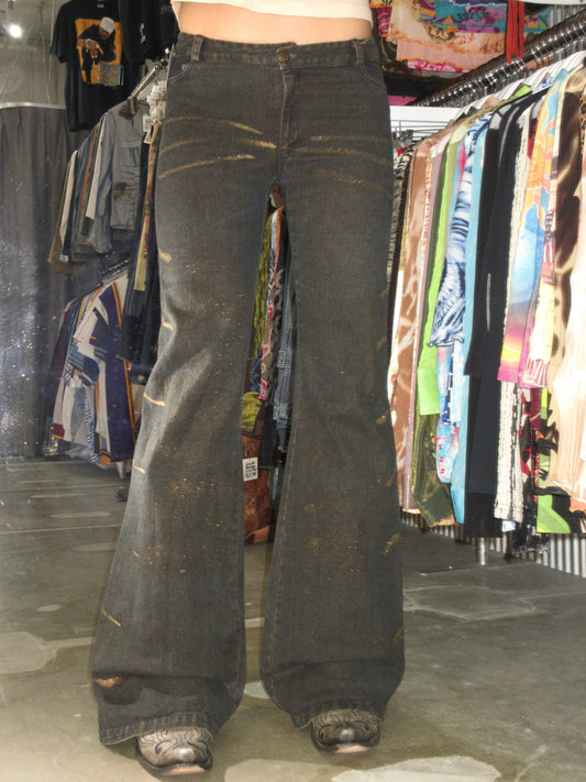 Vintage Design Flare Pants