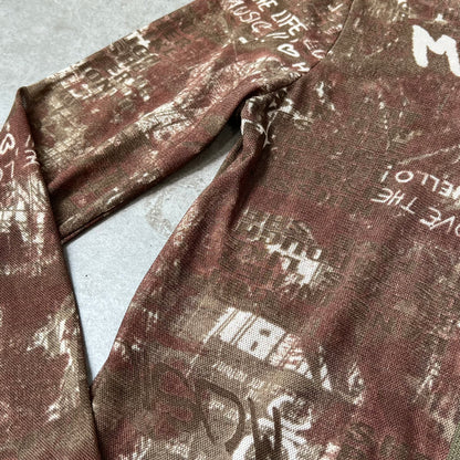 Vintage Design Zip Top