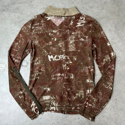 Vintage Design Zip Top