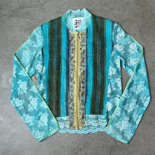 Vintage Design Zip Top