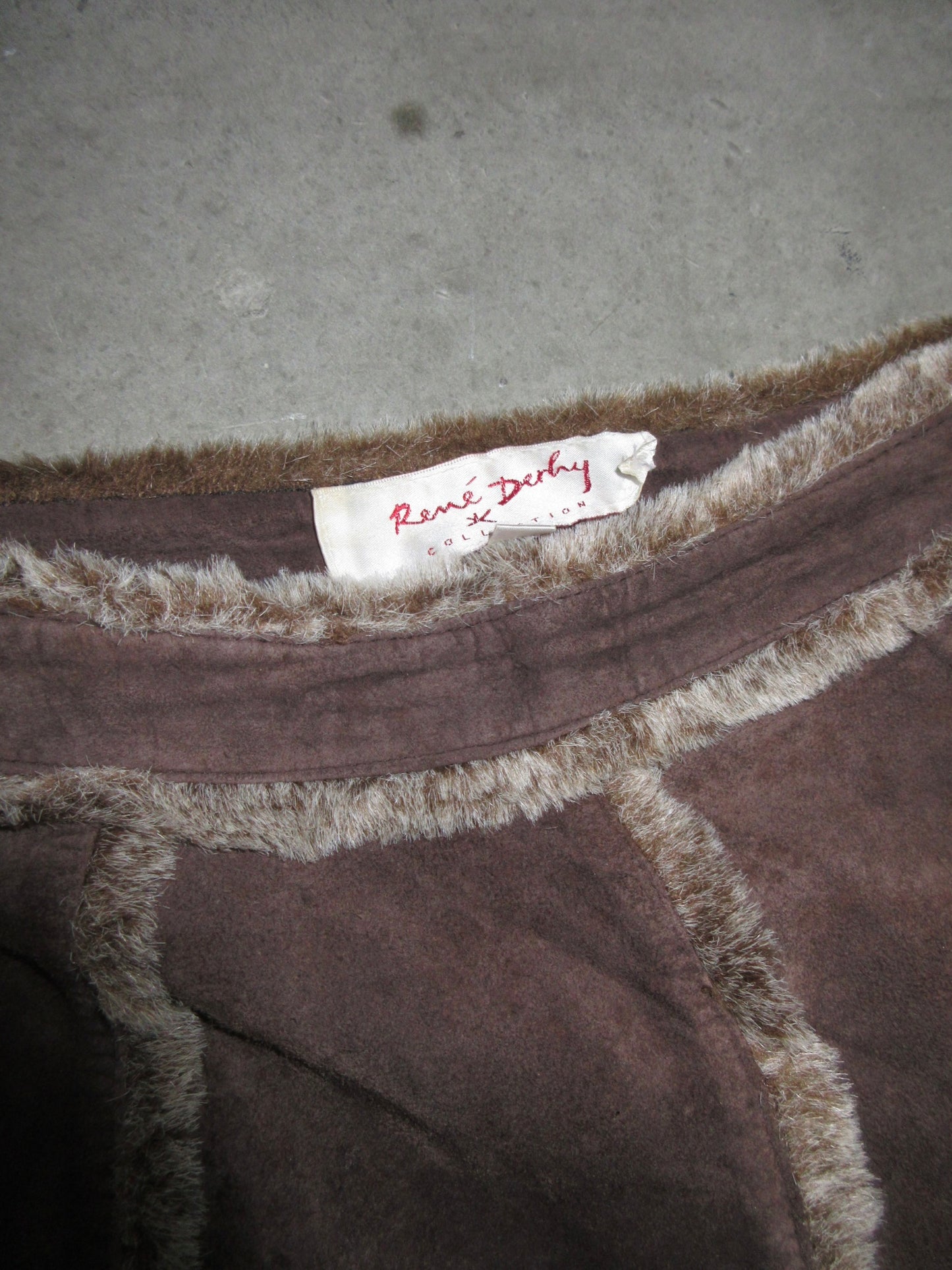 Vintage Design Leather Skirt