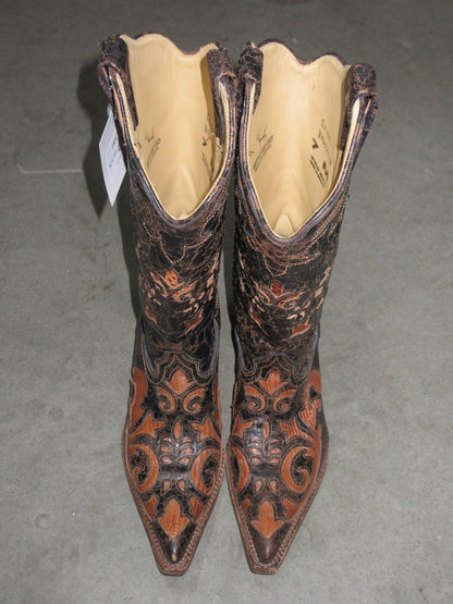 Vintage Design Western Boots