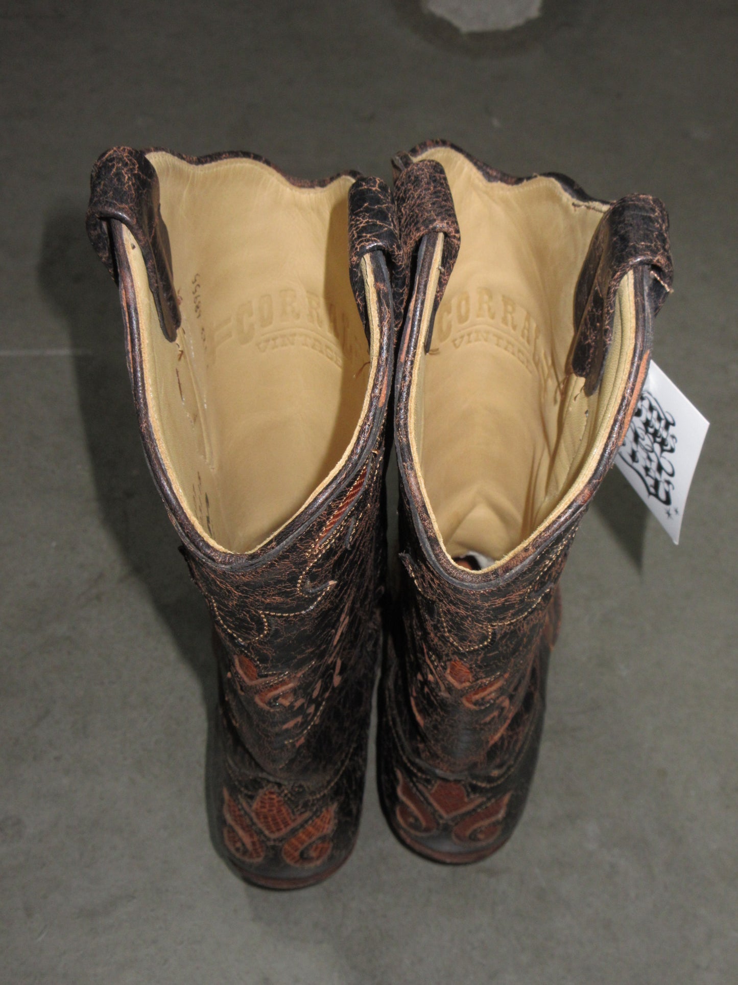 Vintage Design Western Boots
