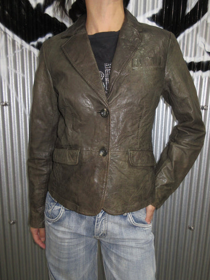 Vintage Design Leather Jacket