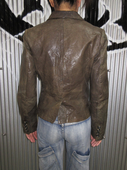 Vintage Design Leather Jacket