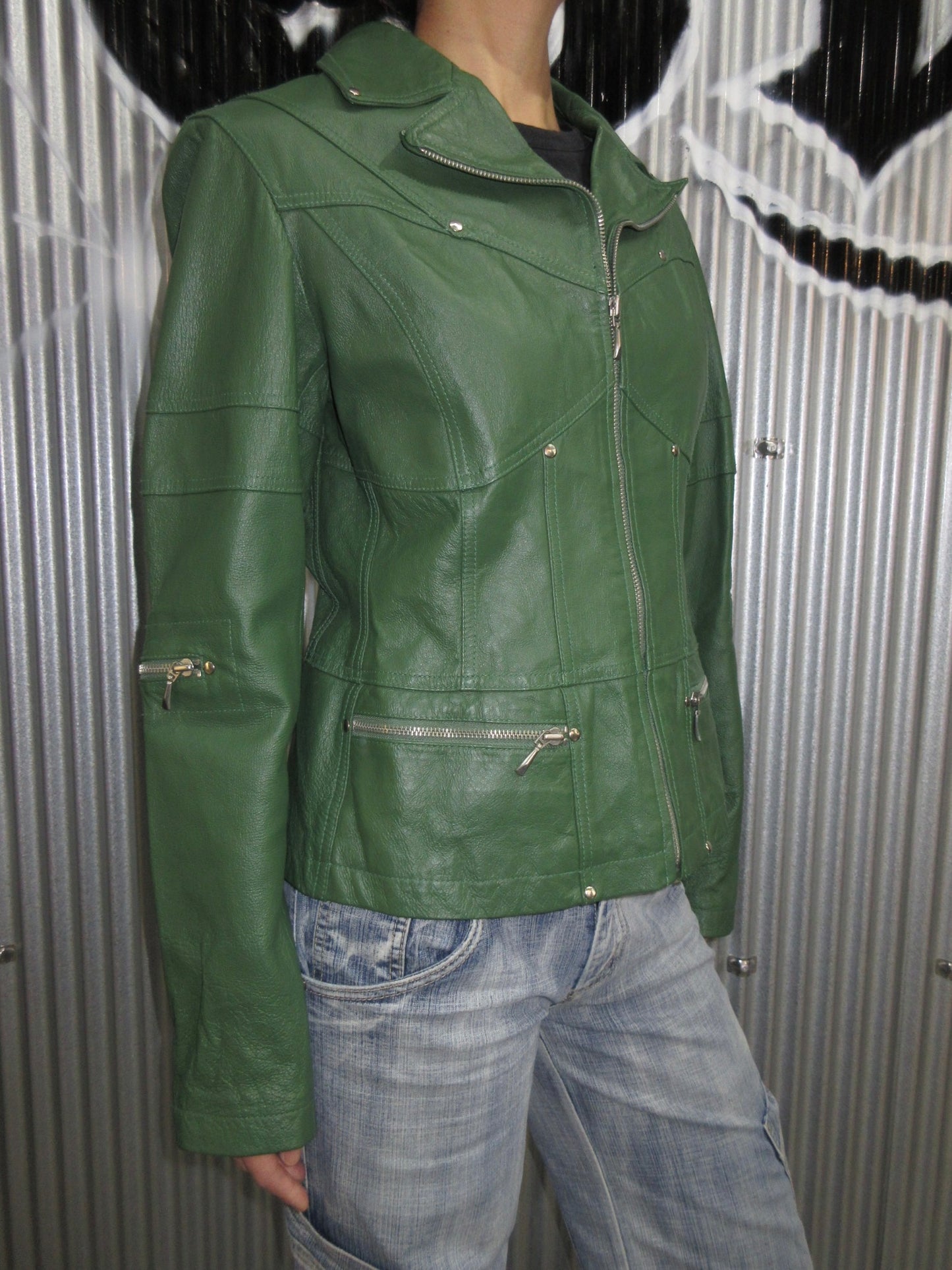 Vintage Design Leather Jacket