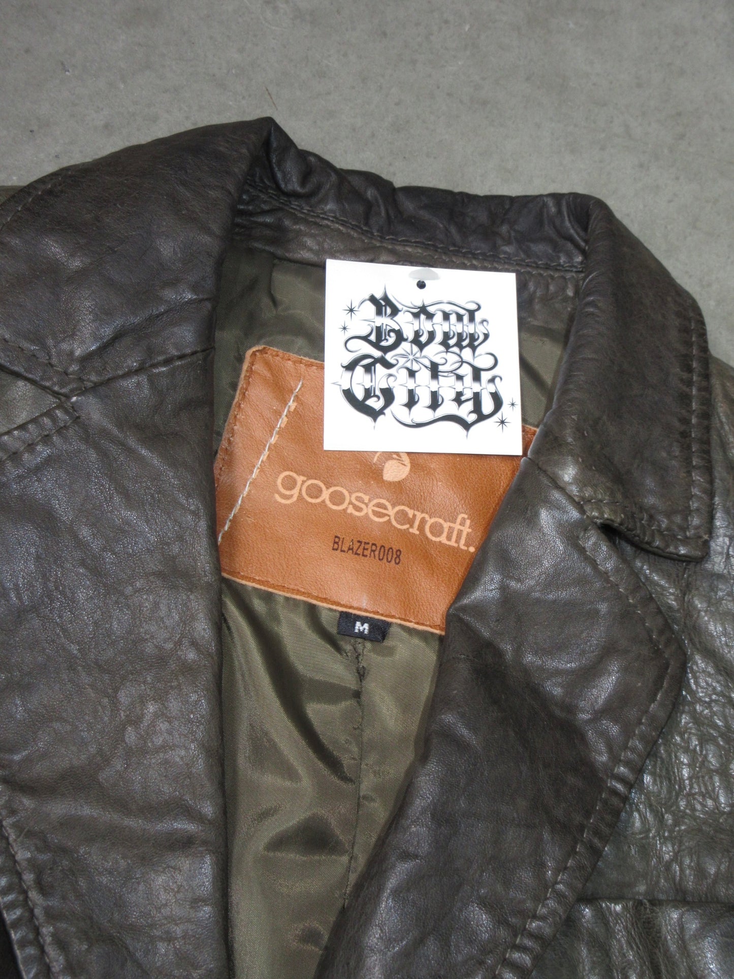 Vintage Design Leather Jacket