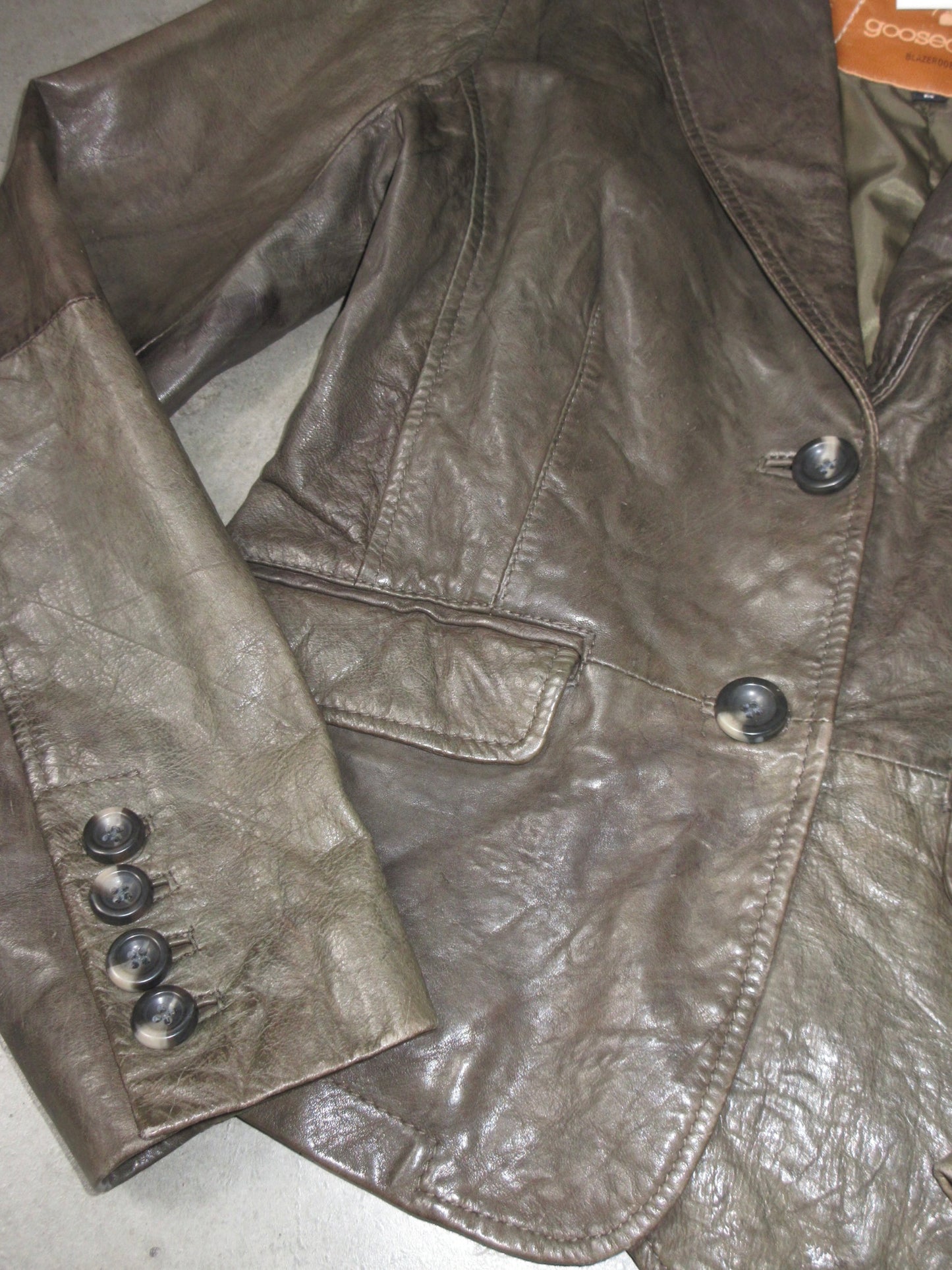 Vintage Design Leather Jacket