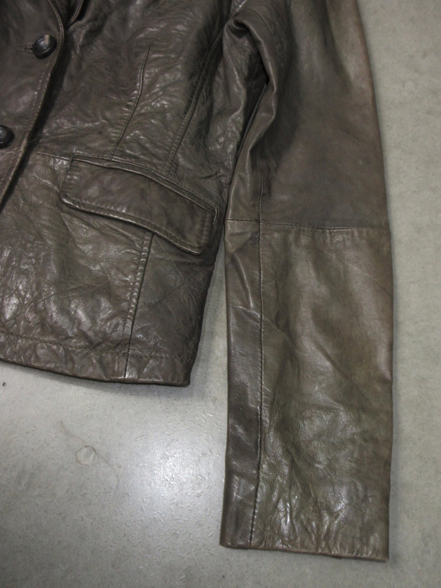 Vintage Design Leather Jacket