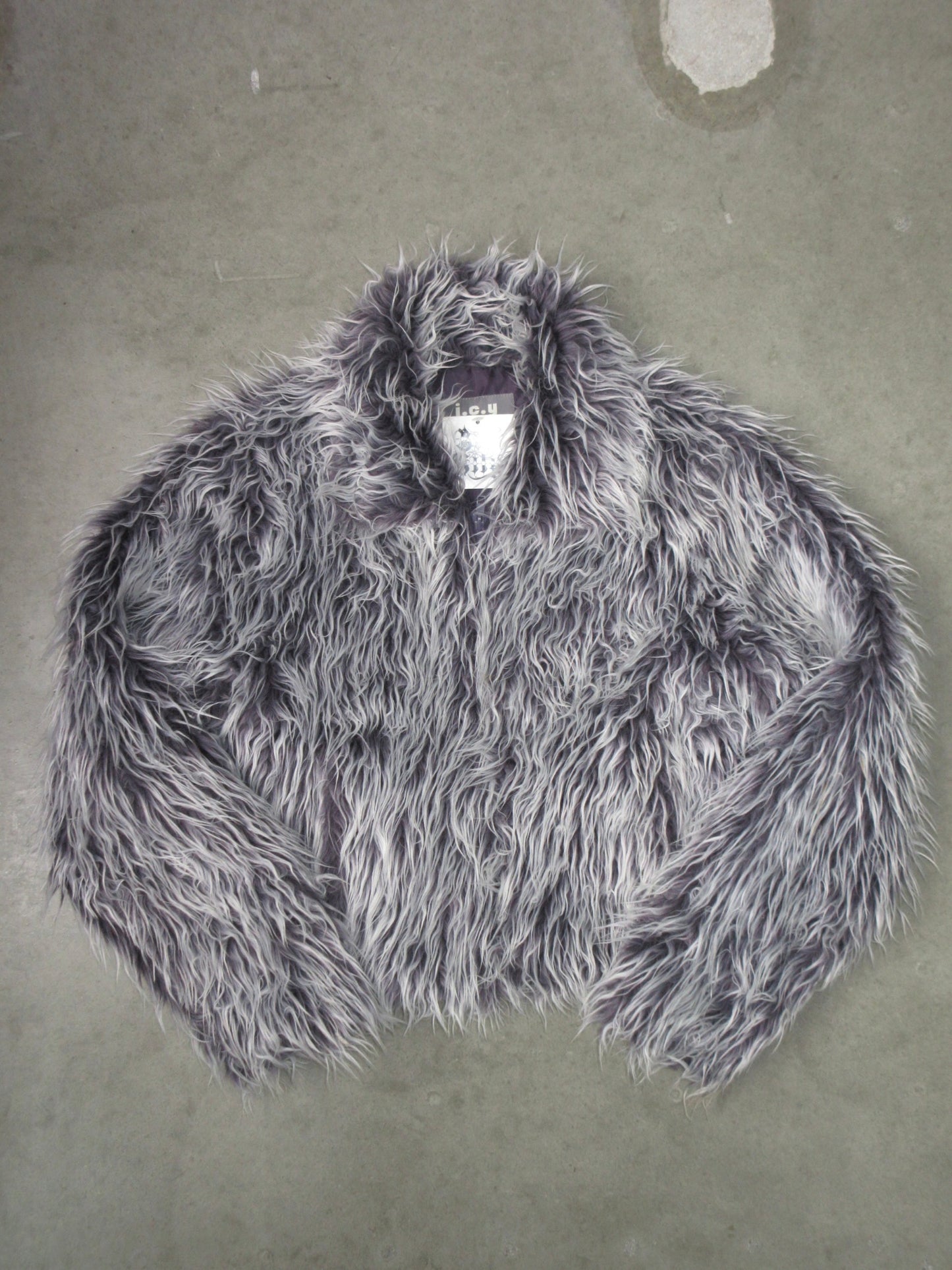 Vintage Design Fake Fur Jacket