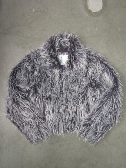 Vintage Design Fake Fur Jacket